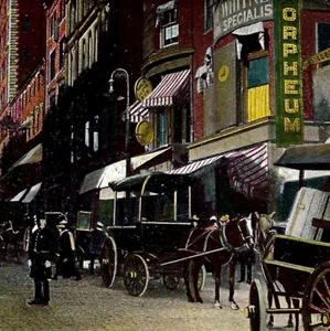 MA Boston Winter Street Orpheum Theater Jeweler Police Reichner Bros 1909 - Picture 1 of 5