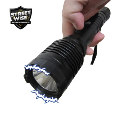 STREETWISE SECURITY Streetwise Guardian STUN GUN Flashlight 31,000,000 Rechargeable Military Grade