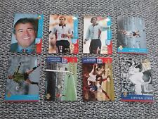 8 Trading Cards Sammelkarten Upper Deck England 1998 Collection World Cup 3Lions