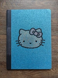 Hello Kitty Sticker on Glitter Composition Notebook - pre-owned - Picture 1 of 8