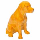Golden Retriever Shaped Ceramic Stoneware Hand Painted Coin Bank