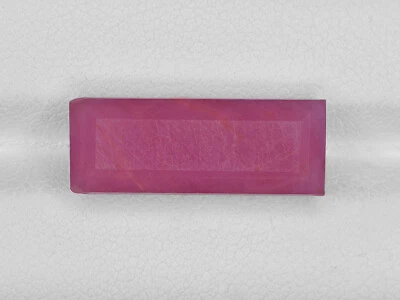 IGI Certified GUINEA Ruby 16.63 Cts Natural Untreated Pink Red Rectangular - Image 1 of 4