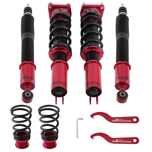 24 Click Damper Adjustable Coilovers Kit for Ford Mustang 94-04 Red Coilovers - Picture 1 of 11