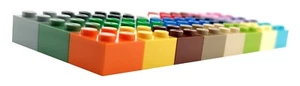 50/100 x LEGO 3003 2x2 Bausteine 12 Farben Rot Blau Braun Pink Grün Tan Trans - Bild 1 von 33