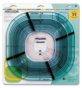 EK Success | Cutter Bee | Curvy Cutter Square Scrapbook Kartenherstellung - Bild 1 von 2