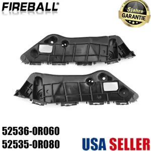 Pair Fits for 2016-2018 Toyota RAV4 Front Bumper Brackets Retainers Left & Right - Foto 1 di 12