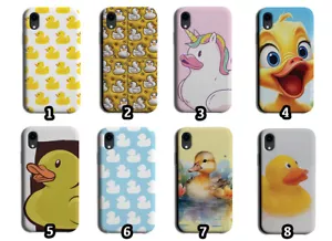 Gummi Ente Handyhülle Abdeckung Enten gelb ente Gesicht Bad Bad lustiges Geschenk - Bild 1 von 1