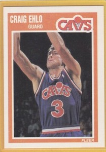 1989-90 FLEER BASKETBALL CRAIG EHLO ROOKIE #26 CAVALIERS NMMT/MINT *90253
