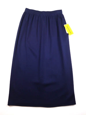 CATHY DANIELS - 女士蓝色弹性腰针织铅笔裙 - S 码 - 全新带标签 — 第 1/4 张图片