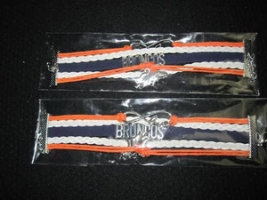 Denver Broncos Football Infinity Love Braided Adjustable Bracelet bronco charm - Picture 1 of 3