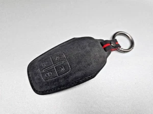 Alcantara Remote Key Fob Protective Case fo Ferrari F430 488 458 F12 Roma 812 F8 - Picture 1 of 16