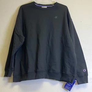 Champion Power Blend Plus Fleece Loose Fit Logo Size 3X Color Black NWT - Picture 1 of 16