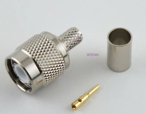 TNC Stecker Koaxial Stecker RG-8X LMR-240 Crimp 2 Stück - USA Ham Radio Verkäufer - Bild 1 von 1