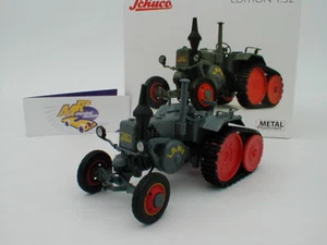 "Schuco 07693 # Lanz Ackerluft Bulldog con media bocina en ""gris-rojo"" 1:32 ¡NUEVO!¡! - Imagen 1 de 3