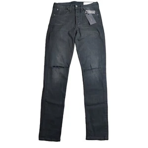 Rag & Bone Men's Fit 2 Slim Ripped Denim Jeans, Black (Jax). 28W/34L - Picture 1 of 11