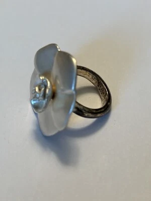 CHANEL Sterling Silver Ring - Image 1 of 4