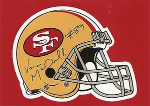Vance McDonald 49ers Rookie Signed Auto 5x7 FOTO DEL LOGOTIPO - Imagen 1 de 1