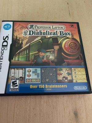 Professor Layton and the Diabolical Box Nintendo DS Complete CIB Mint Tested - Image 1 of 4