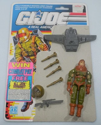 100% Complete 1991 General Hawk v1 Figure Vintage G.I. GI Joe 3.75 ARAH Lot - Image 1 of 4