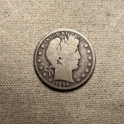 1896-P Barber Half Dollar TL - Image 1 of 2