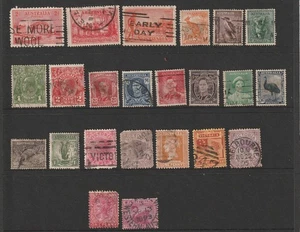 Australia 1940: Nice Lot of 23 Decimal Stamps. Used. - Bild 1 von 1