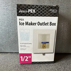 Apollo Pex Ice Maker Outlet Box 1/2 in. Brass PEX-B Barb 1003-853-112 APXBOXIM - Picture 1 of 6