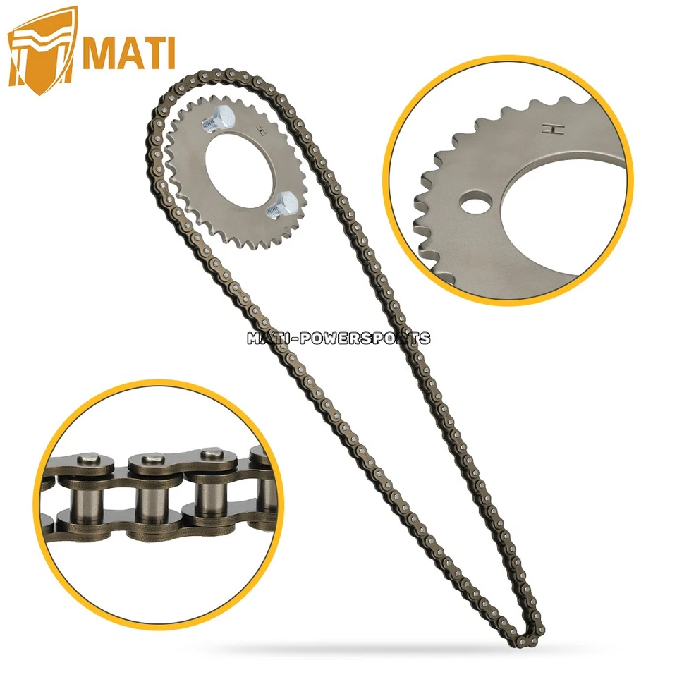 Cadena de levas y piñón 32T para Honda XL100 XL125 XL125S CT125 CB125S TL125S Foto 1 de 4