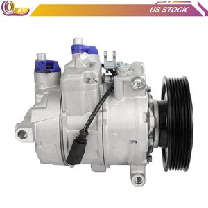 A/C Compressor w/ Clutch for 10-12 Audi A5 Quattro 13-16 A6 Quattro 471-1503 - Picture 1 of 9