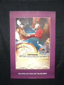 Póster de feria de bellas artes y bellas artes de Atlantic City Nueva Jersey - Imagen 1 de 2