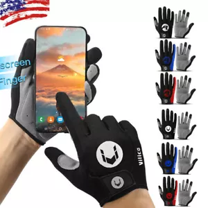 Men Full Finger Work Out Gym Gloves Sport Weight Lifting Exercise Fitness Gloves - Picture 1 of 23