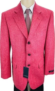 BURBERRY Tweedsakko 50 Herren Jacke Männer Jackett Sakko Anzug Jagd Tweed Neu - Picture 1 of 12