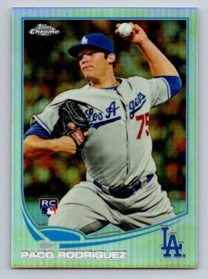 PACO RODRIGUEZ 2013 Topps Chrome Refractor Rookie RC #182 - Image 1 of 2
