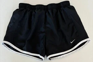 Nike Dri-Fit Girls' Tempo Running Athletic Shorts Black Size M - Picture 1 of 2