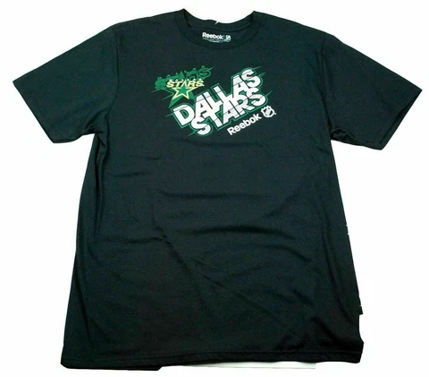 Dallas Stars Reebok Team Logo NHL Hockey T-Shirt Cover