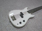 Electric bass guitar, unknown brand, damaged, short scale, for parts/repair