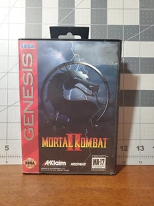 Mortal Kombat II (Sega Genesis, 1994) Case and Game - Working - Picture 1 of 8