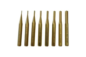 Grace USA Gun Care Brass Roll Pin Punch Set 10,88 OZ Ottone di Alta Qualità 8 Pezzi - Foto 1 di 2