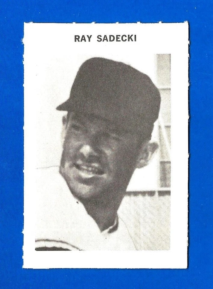 1969 Milton Bradley BASEBALL #244 RAY SADECKI NRMINT GIANTS (SB1) - Image 1 of 1
