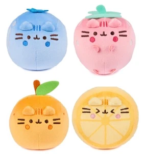 Pusheen Fruit 4" Squisheen Bundle, Strawberry, Blueberry, Orange and Lemon - Picture 1 of 5