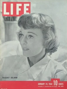 Life Magazine 24 gennaio 1944 SOLO COPERTINA, Margaret Sullivan - Foto 1 di 1