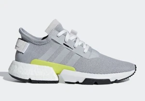 adidas Men's 10 M P.O.D. S3.1 Sneakers in Grey Two/Grey Two/Shock Yellow B37363 - Picture 1 of 6