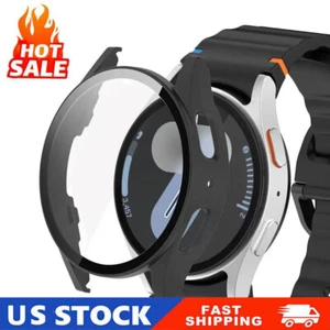 Samsung Galaxy Watch 4 5 6 7 FE 40/44 Tempered Glass Protector Screen Case Cover - Picture 1 of 12