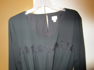 A New Day Black Women Dress Size Large - Picture 1 of 6