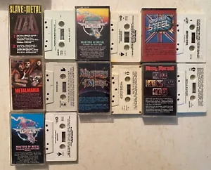LOT Masters of Metal Crankin' Up 1970-1980/Slave To/British Steel/Metalmania - Picture 1 of 1