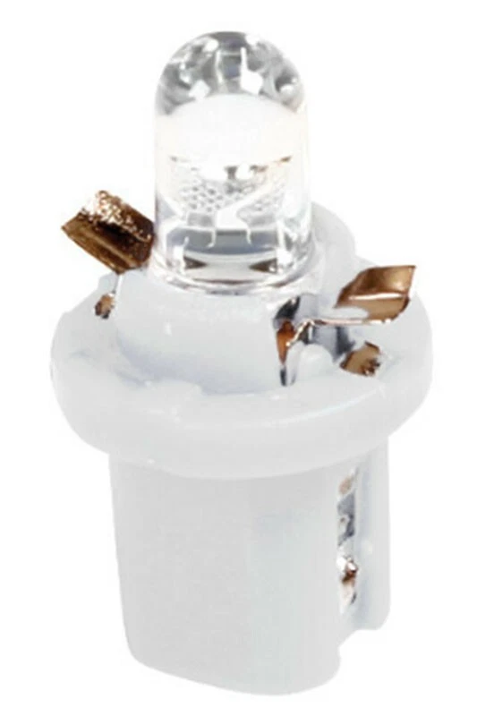 Coppia Lampade LED C/zoccolo per Cruscotto Bianco Lampa 58494 - Promo Spediz.