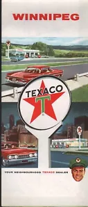1962 Texaco Road Map: Winnipeg NOS - Picture 1 of 1