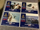 JAWS 2 ORIG. R1980 LOBBY CARD SET (4 CARDS) 11"x14" (F/VF) ROY SCHEIDER THRILLER