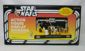 STAR WARS VINTAGE ACTION FIGURE DISPLAY DIORAMA NEW IN FACTORY SEALED BOX RARE - Picture 1 of 3