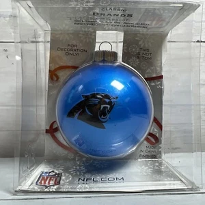 NFL Carolina Panthers Cam Newton #1 Glass Christmas Ornament Bulb Tree Licensed - Picture 1 of 8