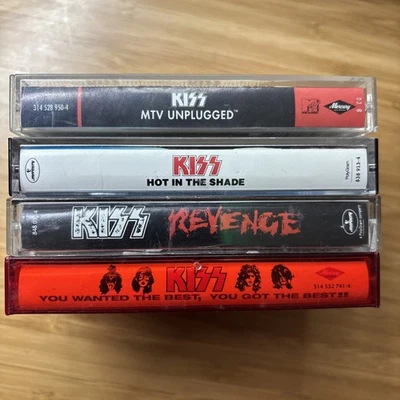 4 Kiss Tapes - YOU WANTED THE BEST, YOU GOT THE BEST ~ 1996 Mercury - Image 1 of 4